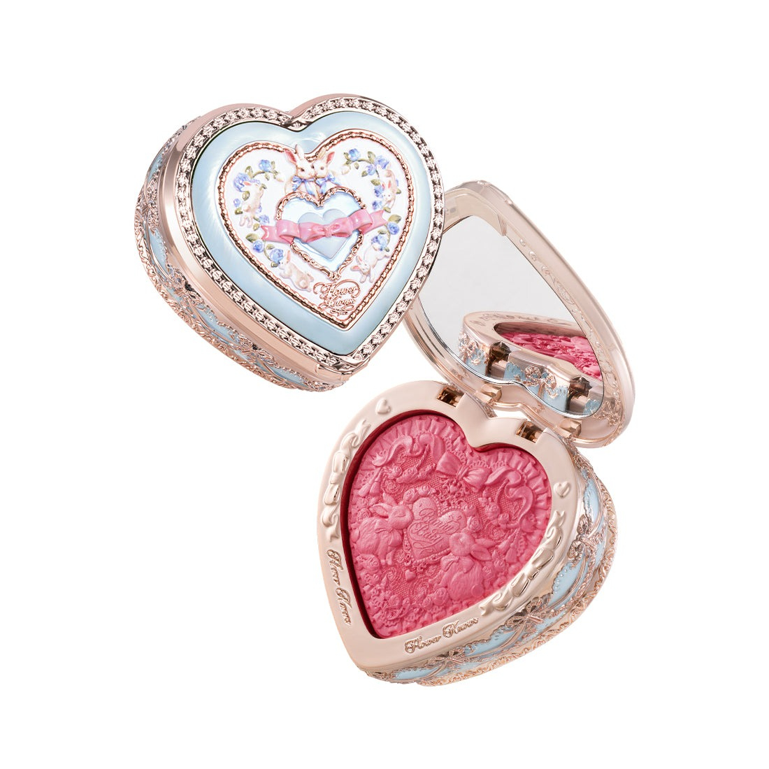 Bunny Garden Embossed Blush