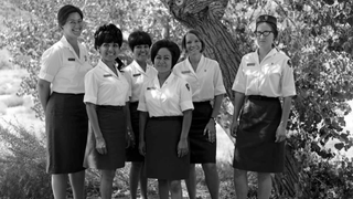 Uniformed women at Zion National Park in 1969