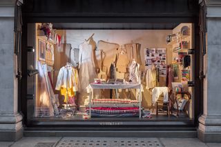 The Fashion Designer's Studio window