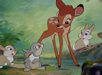 Screenshot from the Disney movie "Bambi"