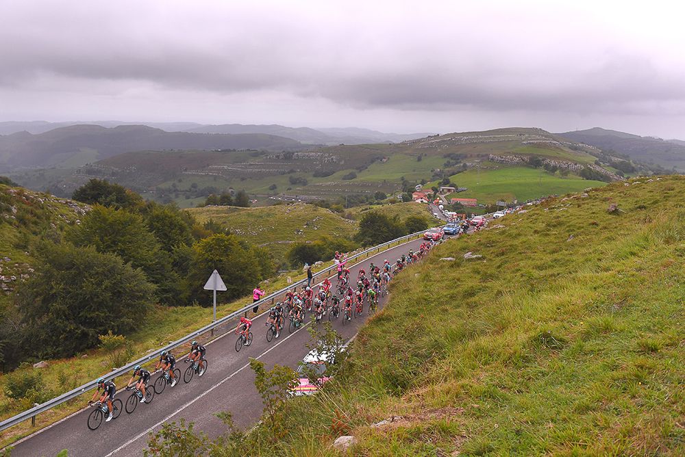 Scenery along the route of stage 17 at the Vuelta a Espana