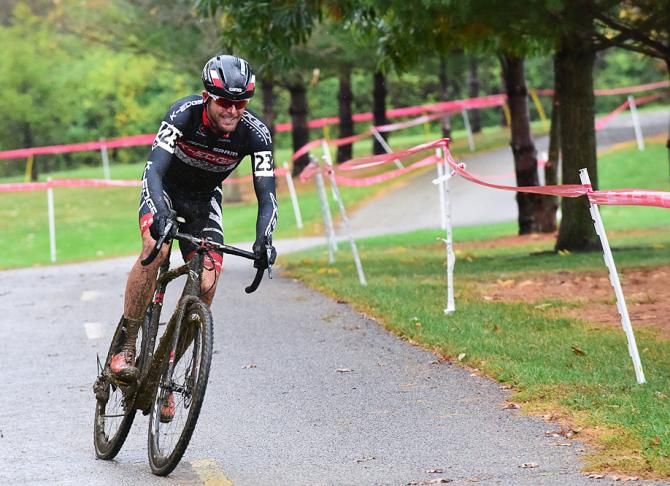 Danny Summerhill (K-Edge Felt) was clearly on a mission today. Had Jeremy Powers raced, Summerhill certainly would have given him a run for his money.