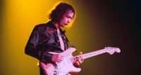 Ritchie Blackmore tears his Fender Stratocaster a new one as he performs live with Deep Purple in the early '70s.