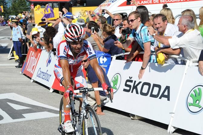 Joaquim Rodriguez (Katusha) put enough time into Contador to move into third overall