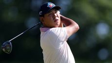 Si Woo Kim during the Travelers Championship 