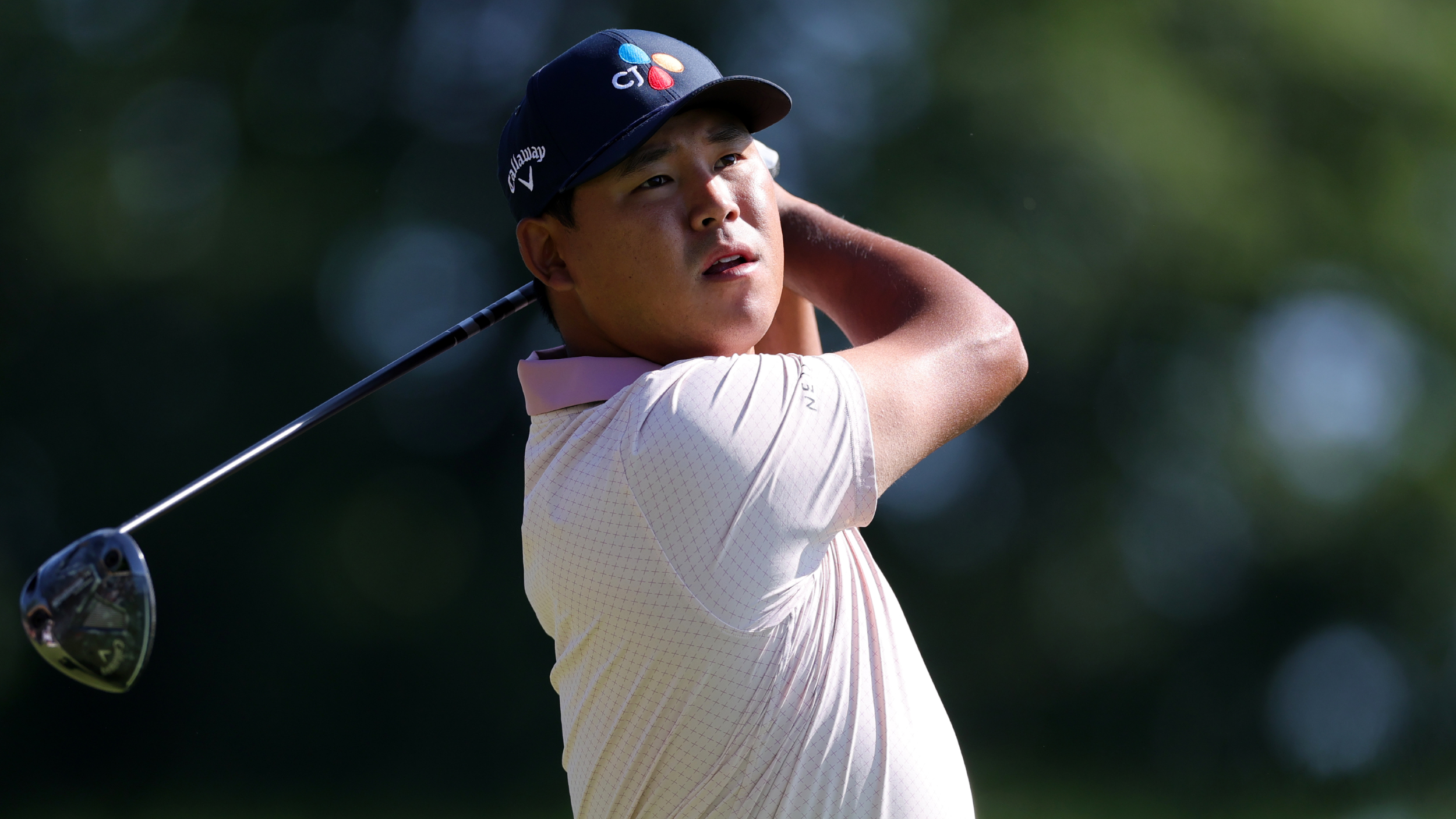 Si Woo Kim during the Travelers Championship 