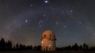 Milky Way Over Yunnan Astronomical Observatory
