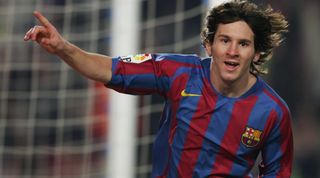 Lionel Messi of Barcelona, 2006