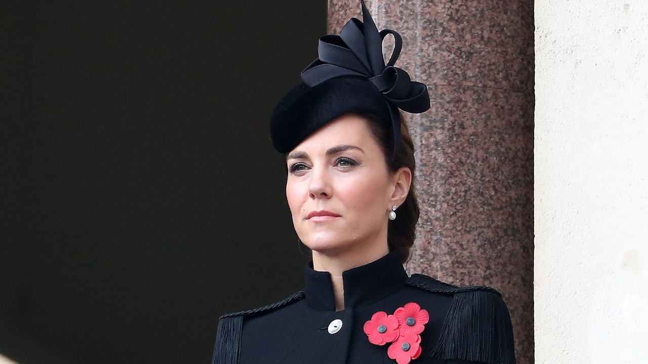 Duchess Catherine on remembrance Sunday