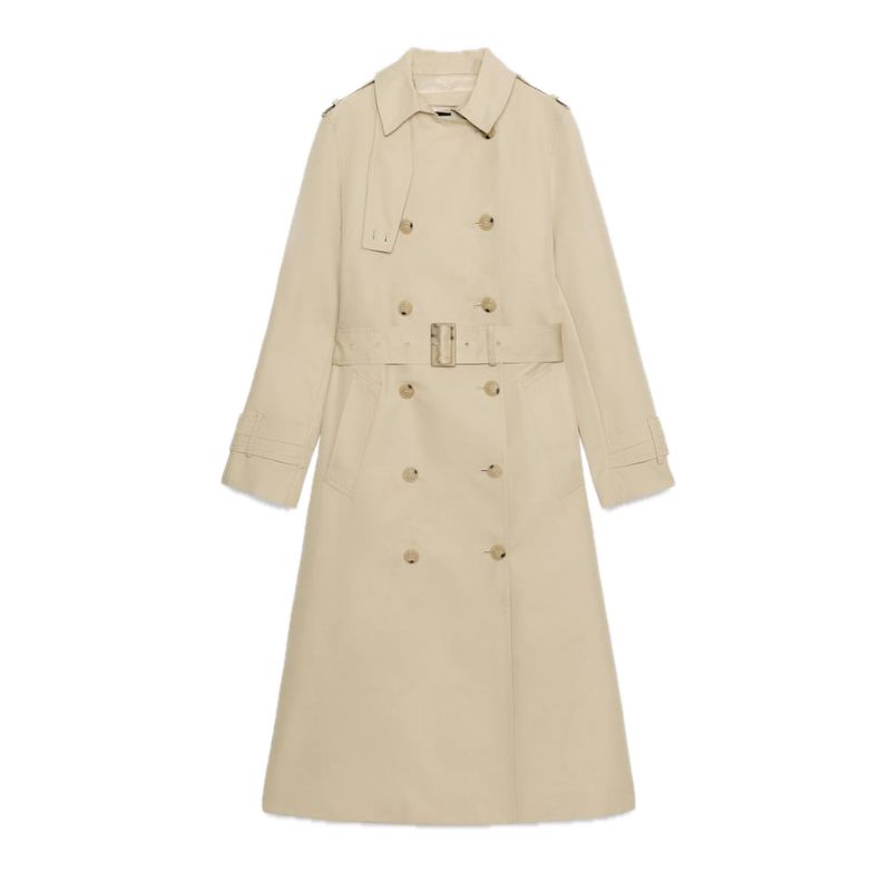 Zara , Water Repellent Trench with Belt