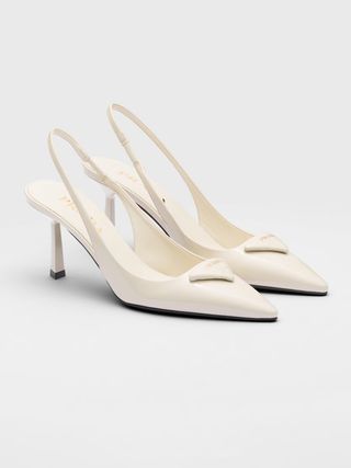 Patent Leather Slingback Pumps