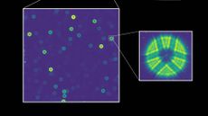 A series of boxes showing deep space images against a black background