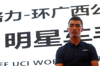 Julian Alaphilippe (QuickStep-Floors) at the Tour of Guangxi press conference