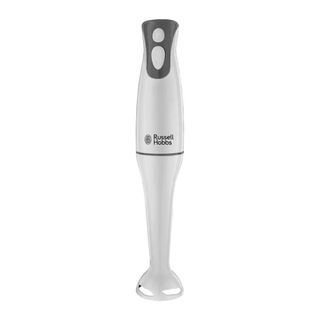 Russell Hobbs Go Create White Electric Hand Blender on a white background