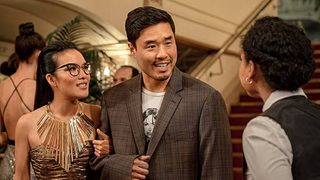 Ali Wong as Sasha Tran and Randall Park as Marcus Kim in Always Be My Maybe on Netflix