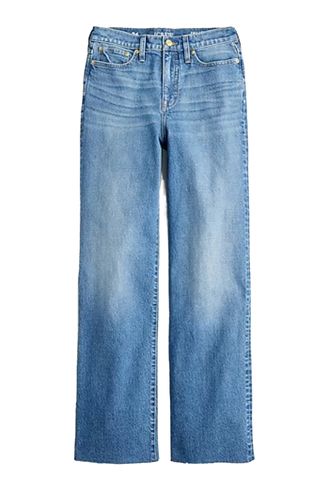 Full-Length Slim Wide-Leg Jean in Lakeshore Wash