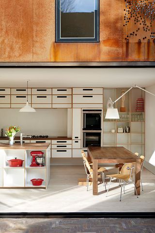 Open space kitchen with dinning table
