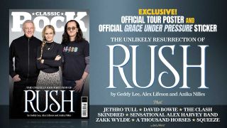 The cover of Classic Rock 351, featuring Rush