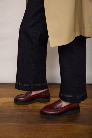 Coco Chunky Loafer - Oxblood