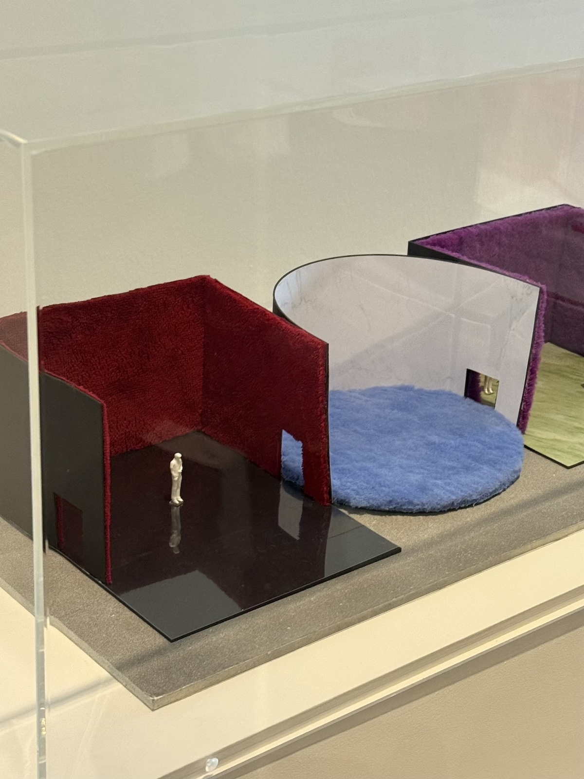 Vitra Design Museum Catwalk Art of the Fashion show exhibition featuring miniature Prada show set
