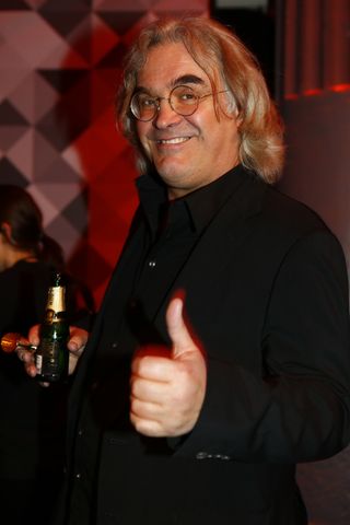 Phil Greengrass Gives The Thumbs Up At The Moet British Independent Film Awards 2013