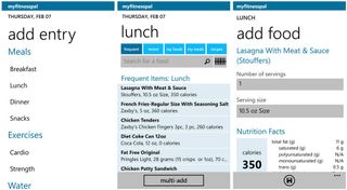 MyFitnessPal Food Pages