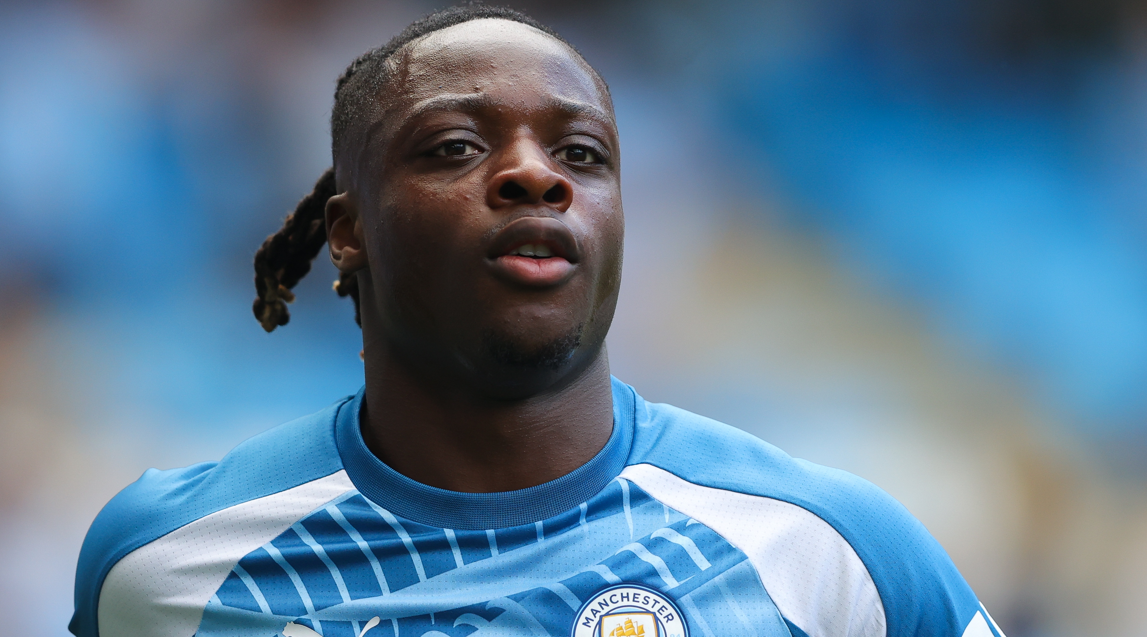 News eremy Doku of Manchester City for the duration of the Premier League match between Manchester City and Fulham FC at Etihad Stadium on September 02, 2023 in Manchester, England.