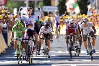 André Greipel winning stage 6 of the 2013 Tour de France