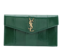 Uptown snake pouch, $950 | Saint Laurent