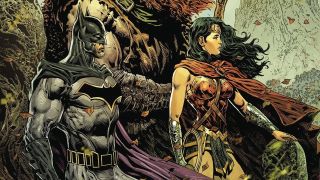 Batman and Wonder Woman on the cover of the first issue of 2018 comic book series The Brave and the Bold