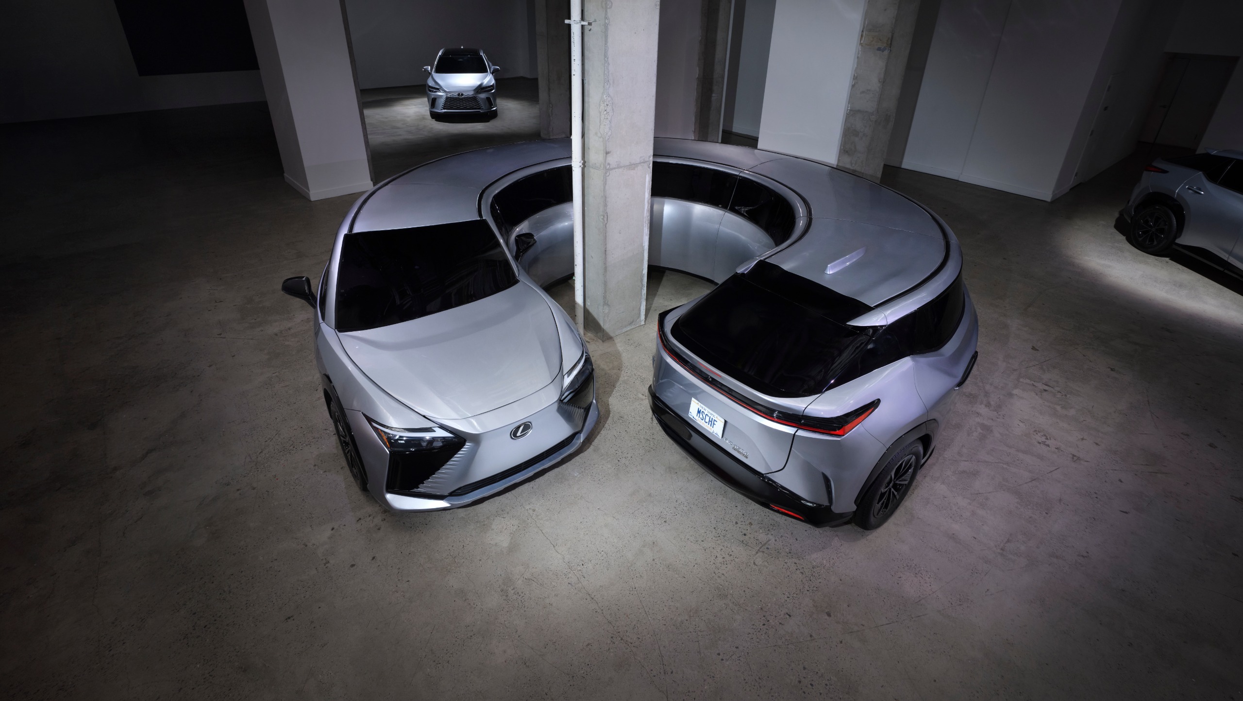 Circle Car, from MSCHF x Lexus's Motomorphosis installation in New York 