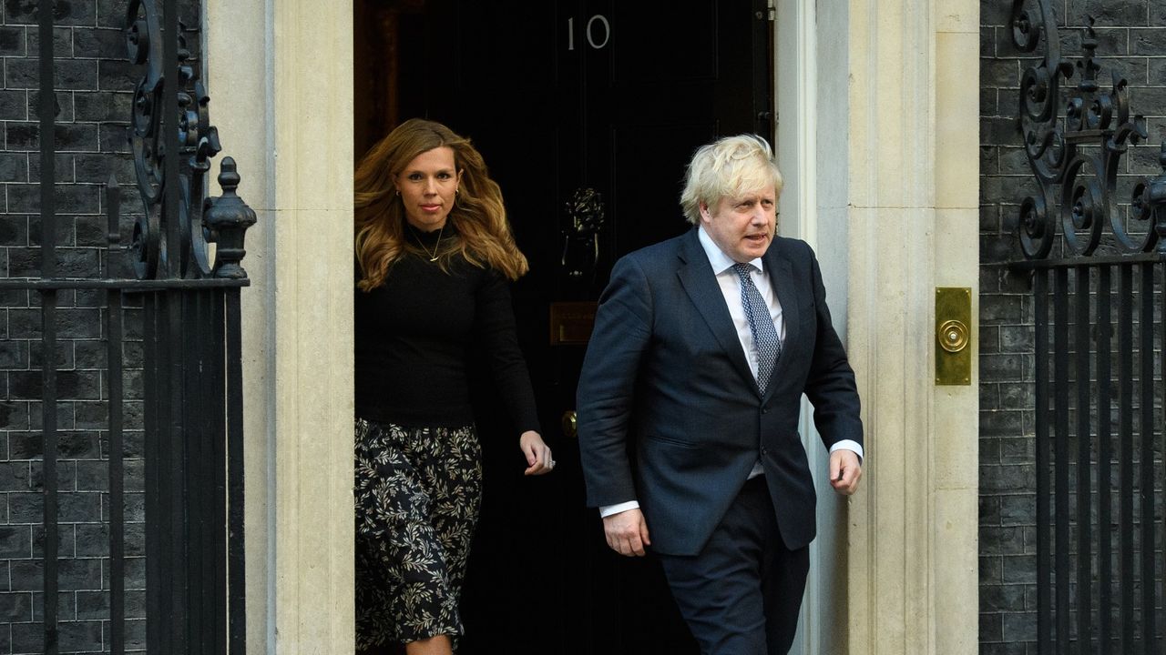 Boris Johnson and Carrie Symonds