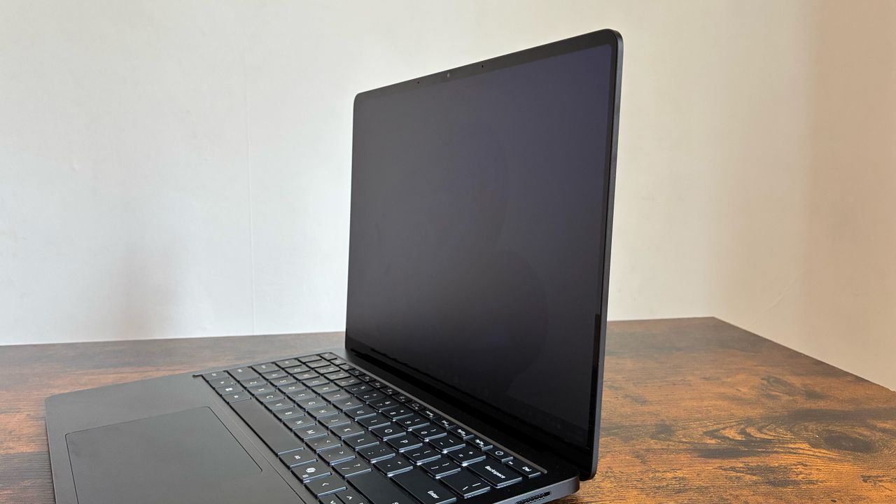 The Microsoft Surface Laptop 8 on a desk