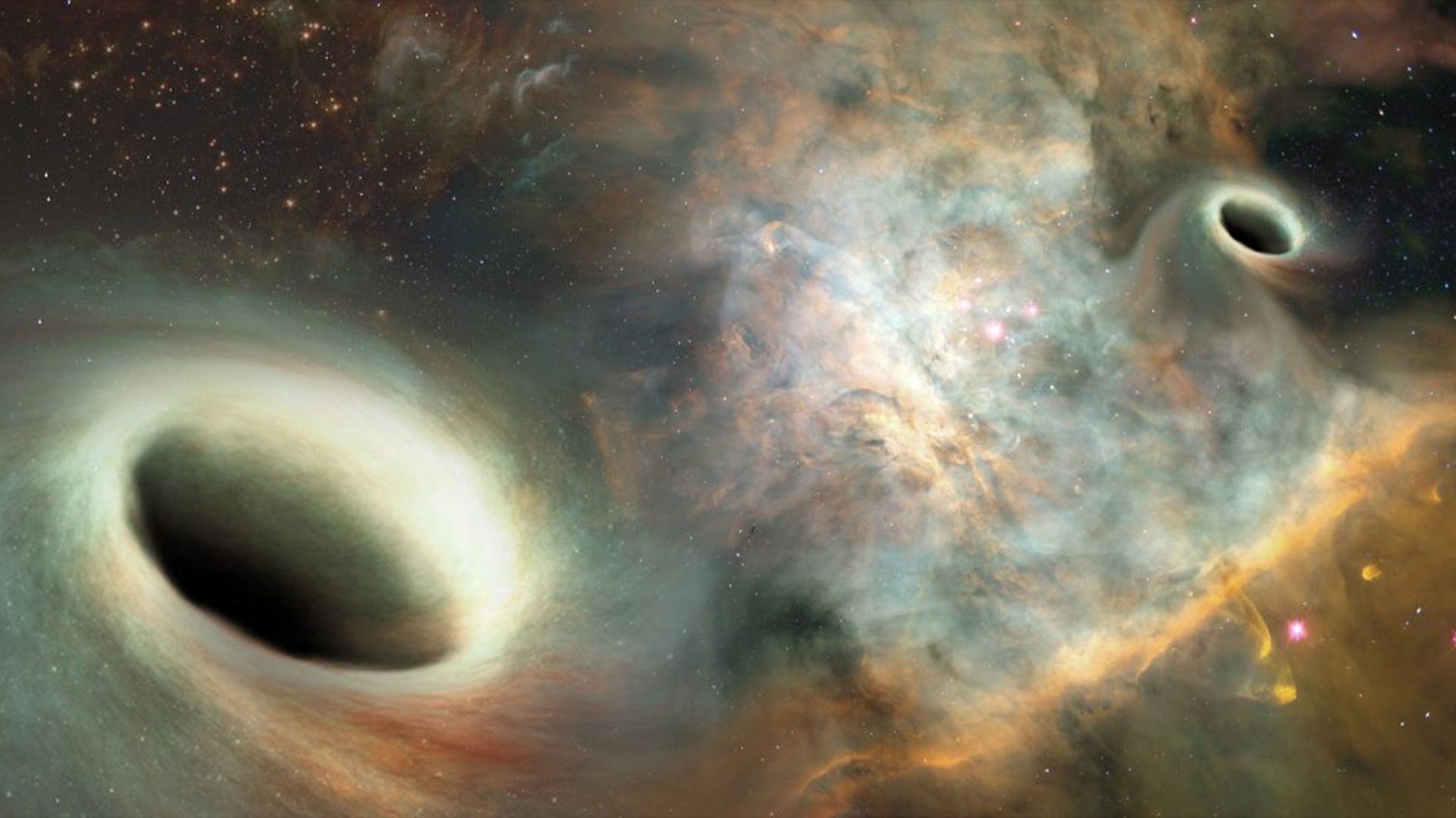 Scientists found a way for two black holes to orbit each other