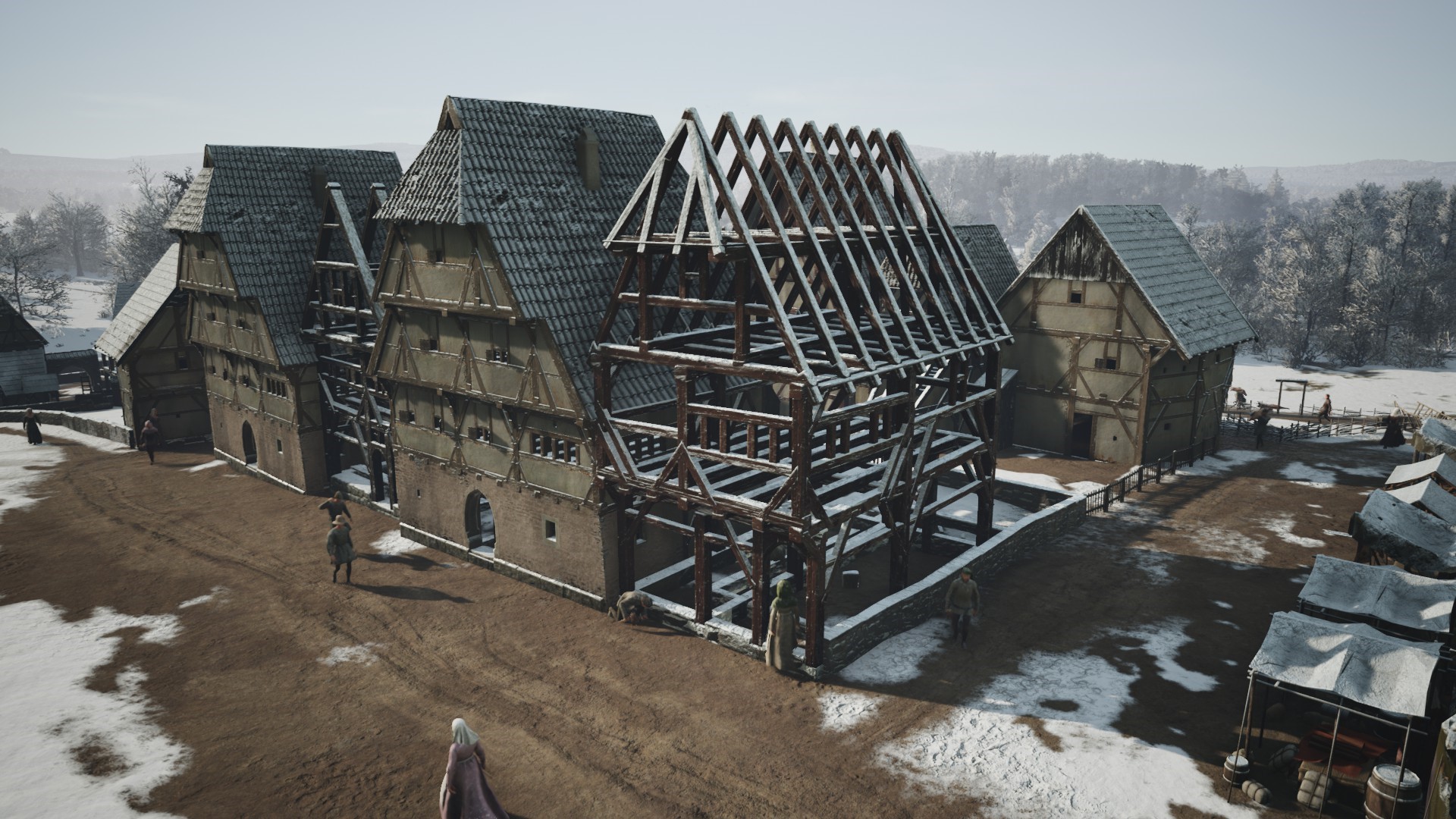  How to upgrade burgage plots in Manor Lords 