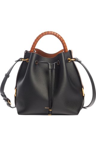 Marcie Leather Bucket Bag