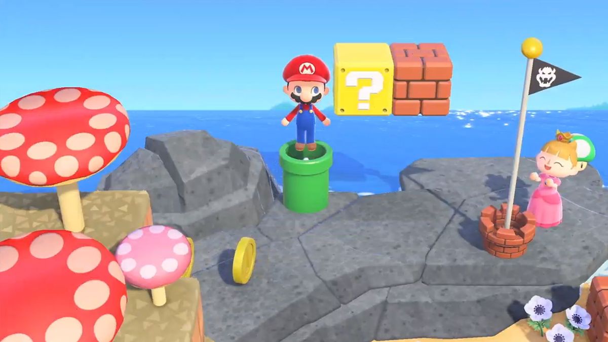 Animal Crossing: New Horizons Super Mario update