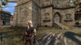 Best Witcher 1 mods - An outdoor screenshot showing the Texturen mod's graphical improvements