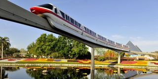 Monorail at walt disney World