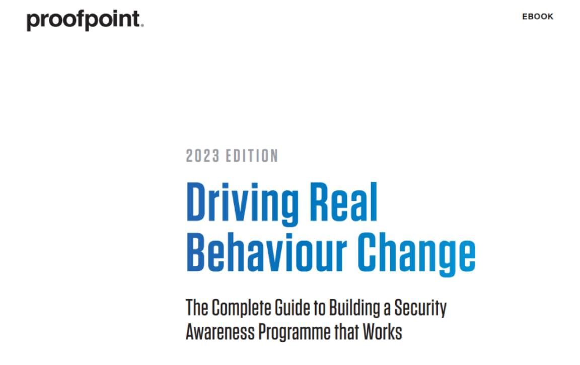 Driving real behavior change