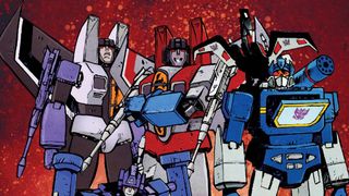 The Decepticon line-up for Transformers #1.