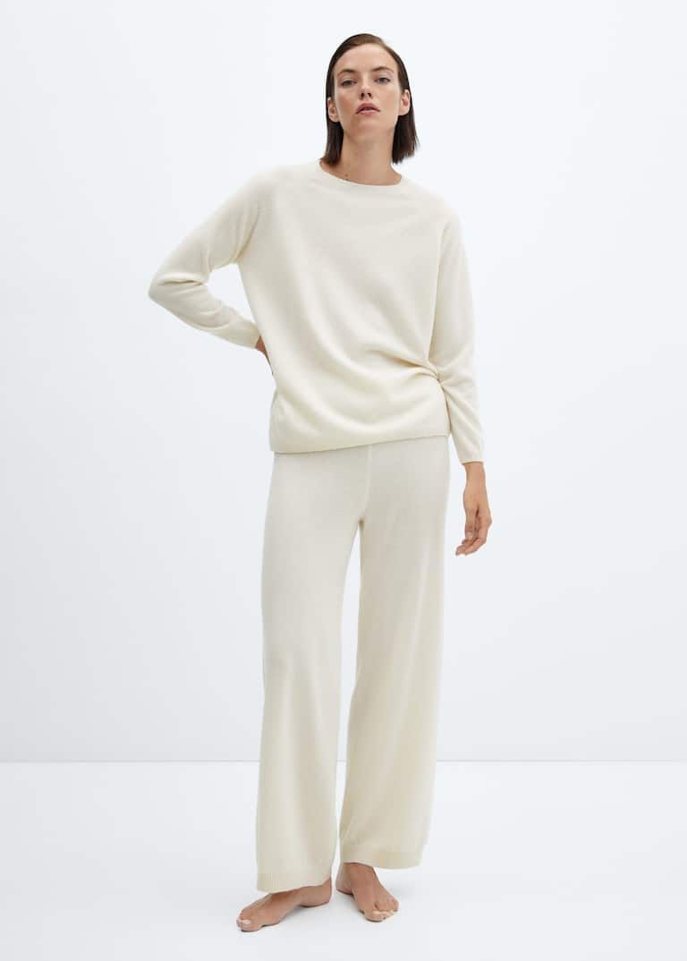 Mango 100% cashmere round-neck sweater