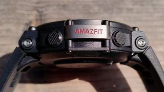 Amazfit T-Rex 2 GPS watch side view
