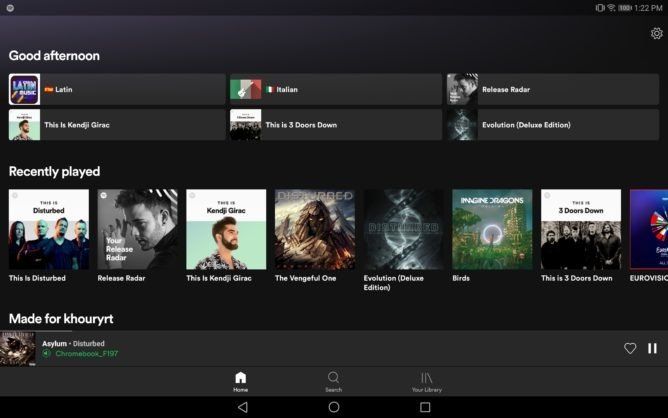 Spotify Update