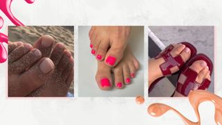 From subtle coconut milk to cherry-red, these are the 10 chic summer pedicures to dress your toes up with