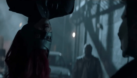 Javicia Leslie as Batwoman.