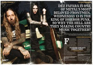 Dez Fafara and Wednesday 13 Metal Hammer feature