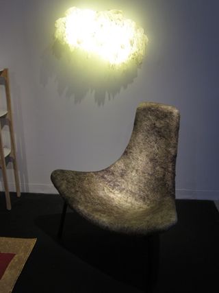 'Memory' light and 'Rapa Chair II', new works by artist and designer Ayala Serfaty at Cristina Grajales Gallery