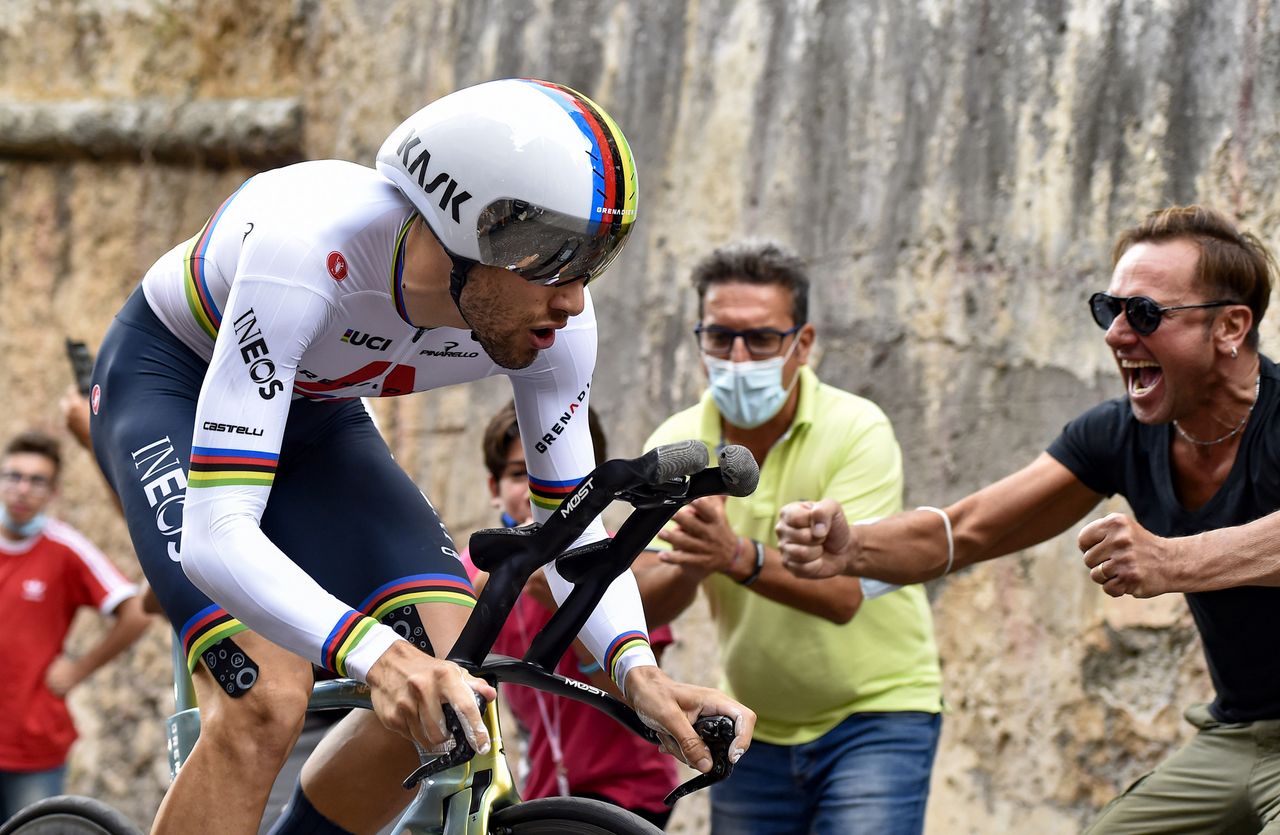 Giro d'Italia 2020 - 103th Edition - 1st stage Monreale - Palermo 15,1&Acirc;&nbsp;km - 03/10/2020 - Filippo Ganna (ITA - Team Ineos) - photo Tommaso Pelagalli/BettiniPhoto&Acirc;&copy;2020