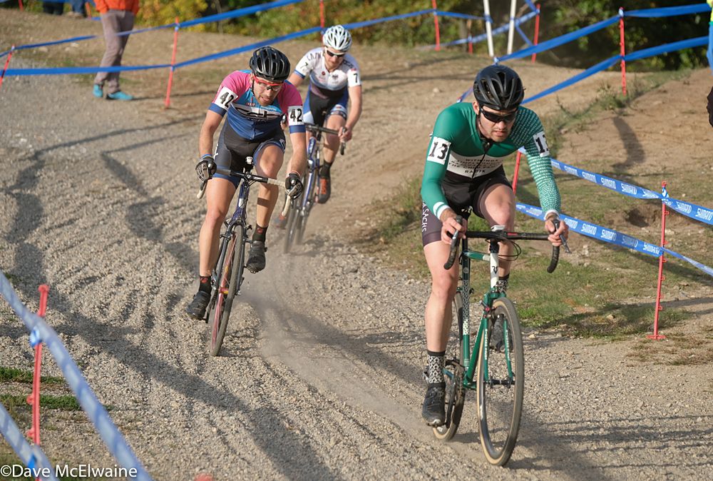 Sam O&rsquo;Keefe (House Industries) leading one of the chase groups